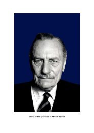 POWELL CENTENARY - Enoch Powell - The archived speeches