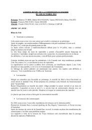 COMPTE RENDU DE LA COMMISSION ECONOMIE ... - La Couarde