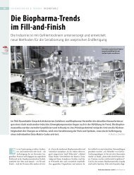 Die Biopharma-Trends im Fill-and-Finish - Martin Christ GmbH