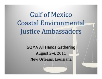 Gulf of Mexico Gulf of Mexico Coastal Environmental Coastal ...