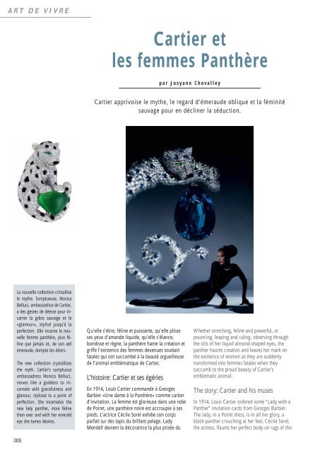 Cartier et les femmes PanthÃ¨re - La Vie Ã Crans-Montana