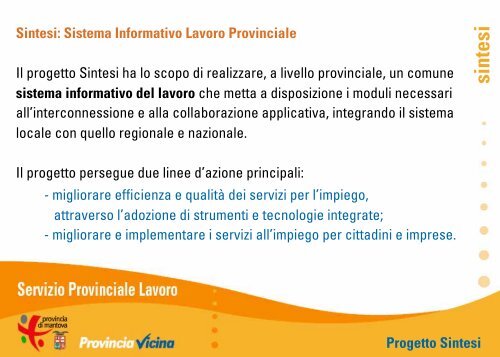 Scarica la presentazione in formato PDF - Provincia di Mantova
