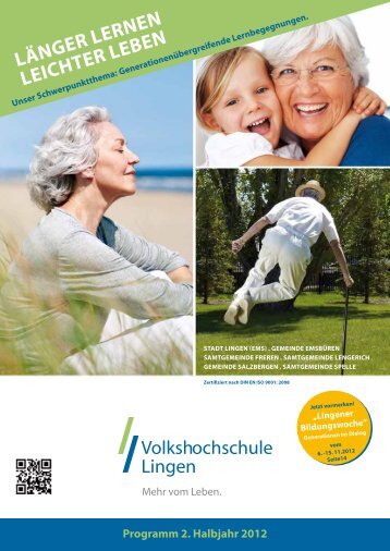 Anmeldung: 0591 91202-0 · Ansprechpartner - Volkshochschule ...