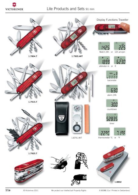 SWISS ARMY KNIVES CUTLERY TIMEPIECES TRAVEL GEAR ...