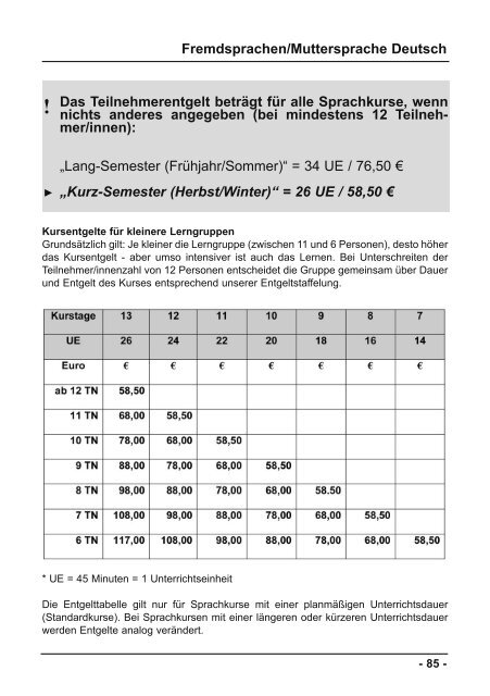 Mensch - Gesellschaft - Politik - Volkshochschule