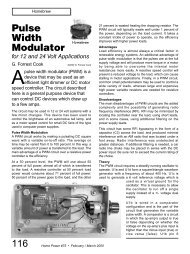 Pulse Width Modulator - Home Power Magazine