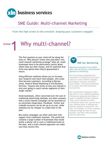 Multi-Channel Marketing - XLN Telecom