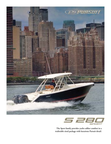 S 280 Sport - Pursuit Boats