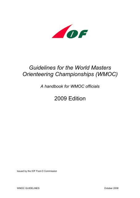 WMOC Handbook.pdf - the IOF / Top - International Orienteering ...