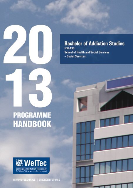 1 programme handbook - Wellington Institute of Technology