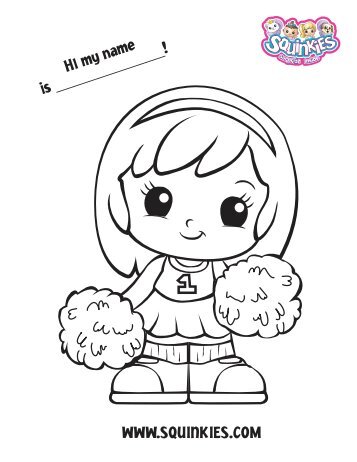 Squinkies Friends Coloring Pages - Squinkies.com