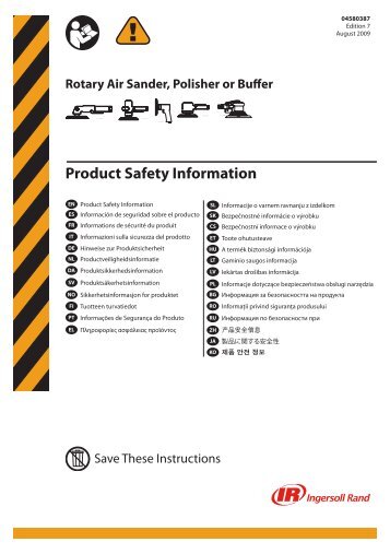 Product Safety Information