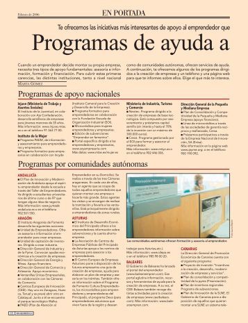 Programas E Instituciones De Apoyo A Emprendedores - elpetorle