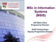 MSc in Information Systems (MSIS)