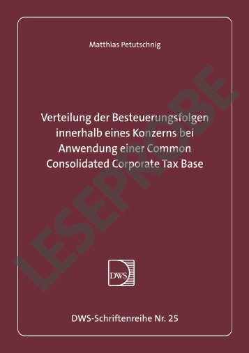 Leseprobe - Deutsches Wissenschaftliches Institut der Steuerberater ...