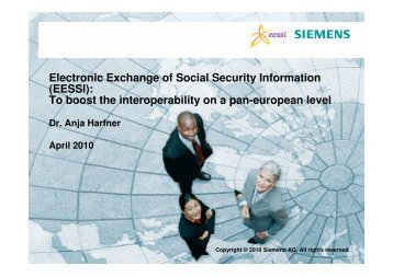 Electronic Exchange Of Social Security Information (Eessi) - EPMA