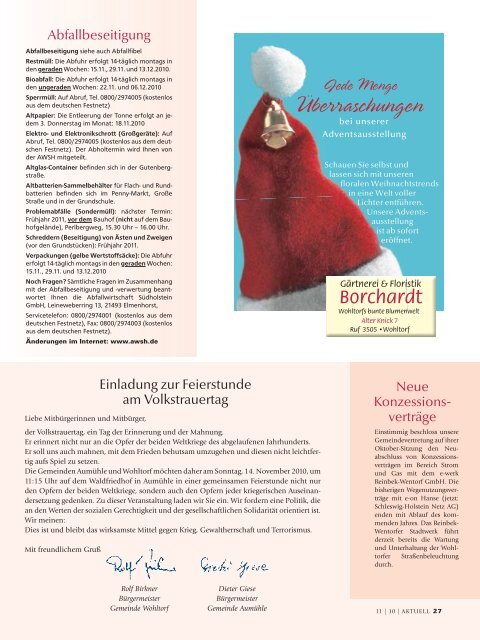 Titel Sachsenwald aktuell - Kurt Viebranz Verlag