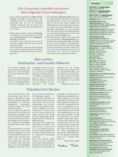 Titel Sachsenwald aktuell - Kurt Viebranz Verlag