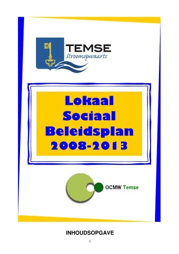 Temse - lokaal sociaal beleidsplan 2008-2014 - Vlaanderen.be
