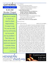 January 18 Communion Worship Bulletin