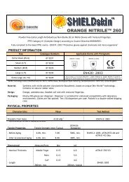 PDS SHIELDSkin ORANGE NITRILE 260 EN - Appleton Woods Ltd