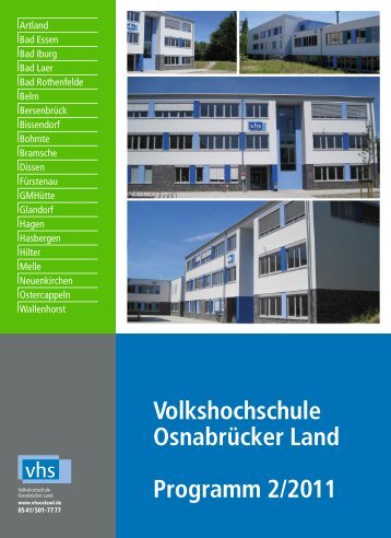 Volkshochschule Osnabrücker Land Programm 2/2011