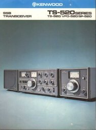 Kenwood TS-520S (Brochure) - WB4HFN Home Page