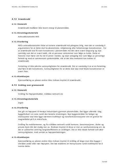 Temanotat ROS-analyse for HerÃ¸ya - Porsgrunn Kommune