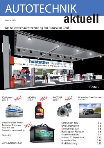 varta - Hostettler Autotechnik AG