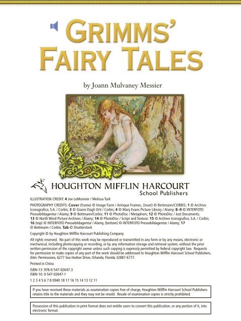 Lesson 5:Grimms' Fairy Tales