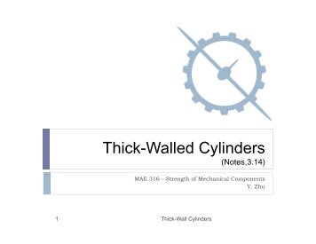 Thick-Walled Cylinders