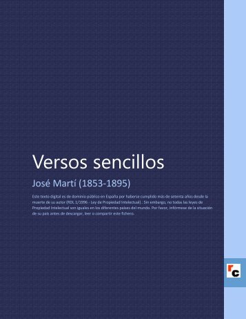 Versos sencillos - Descarga Ebooks