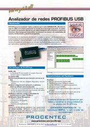 Analizador de redes Profibus USB