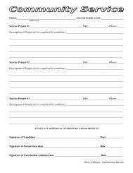 Community Service Form - St. Catherine of Sweden Church