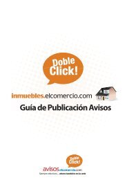 Publicar un anuncio - Inmuebles El Comercio