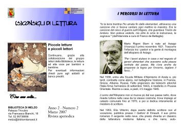 (S)consigli di lettura 2.pdf - Sistema bibliotecario Milano Est