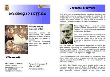 (S)consigli di lettura 2.pdf - Sistema bibliotecario Milano Est