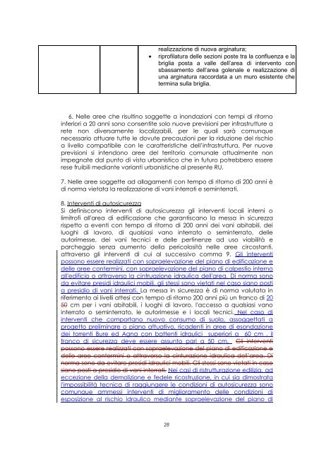 NTA RU VARIANTE 1 - Comune di Montale