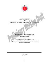 The Public Procurement Rules 2008 - LGED