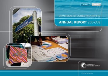 Department of Corrective Services' Annual Report 2007/08