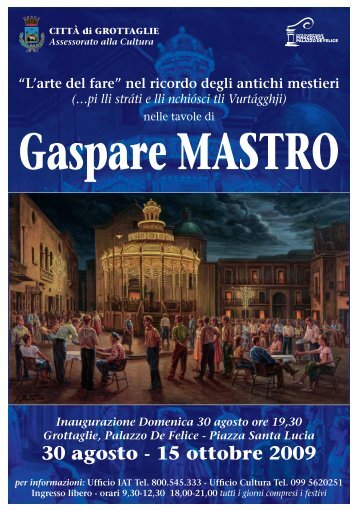 Mostra Gaspare Mastro - Comune di Grottaglie