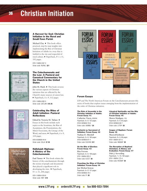 Ministry - Liturgy Training Publications