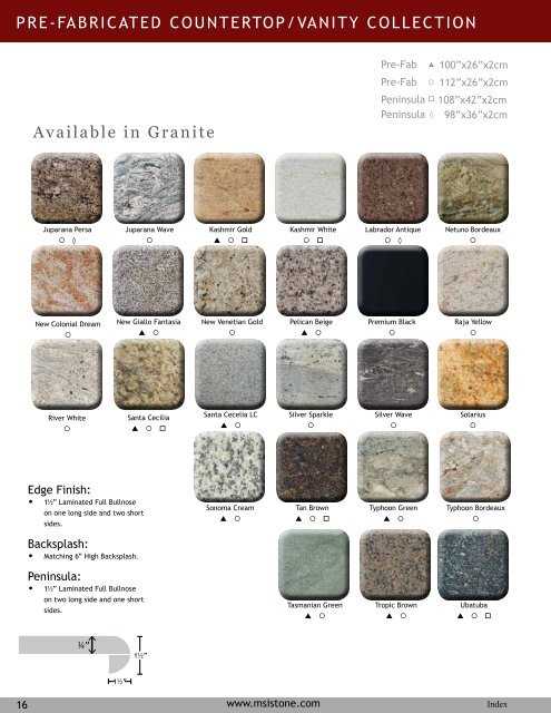 2013 General Brochure - Natural Stone