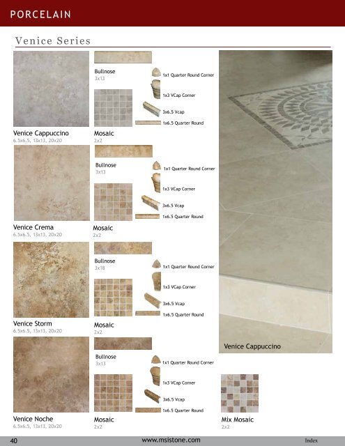 2013 General Brochure - Natural Stone