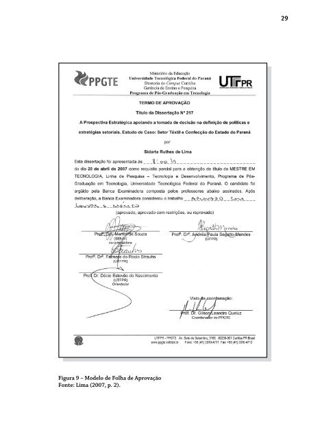 Normas para ElaboraÃ§Ã£o de Trabalhos AcadÃªmicos da UTFPR