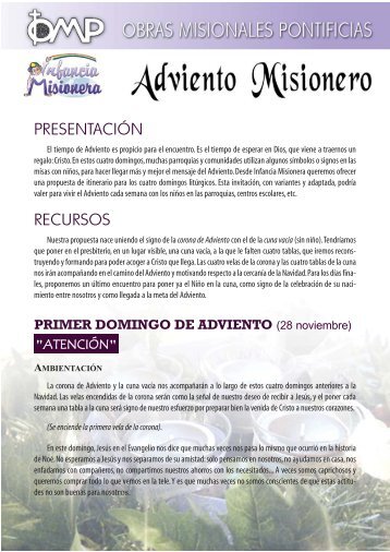 Adviento misionero (v).qxd - DelegaciÃ³n Diocesana de Misiones