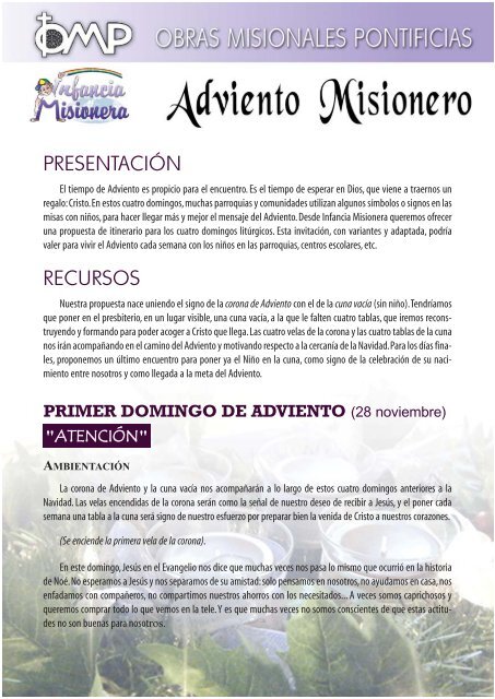 Adviento misionero (v).qxd - DelegaciÃ³n Diocesana de Misiones