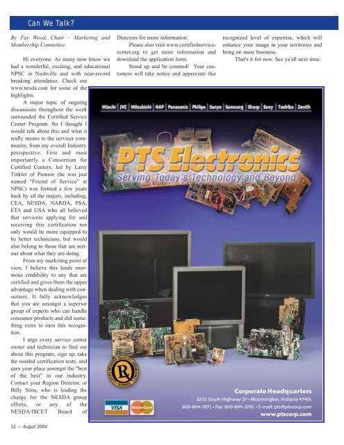 ProService Magazine - International Society of Certified Electronics ...