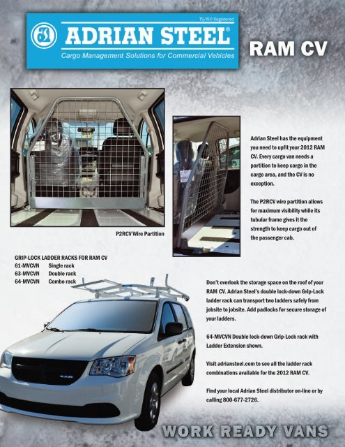 Download the RAM CV brochure. - Adrian Steel