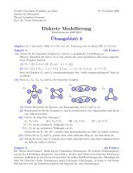 Blatt 6 - Theorie komplexer Systeme - Goethe-Universität